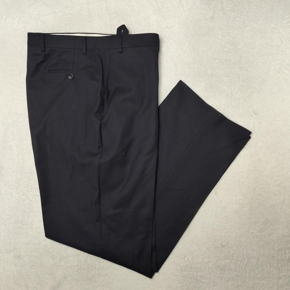 Canali Proposta Pants Mens 36x32 Gray Wool Flat Super 120s Dress Suit Italy